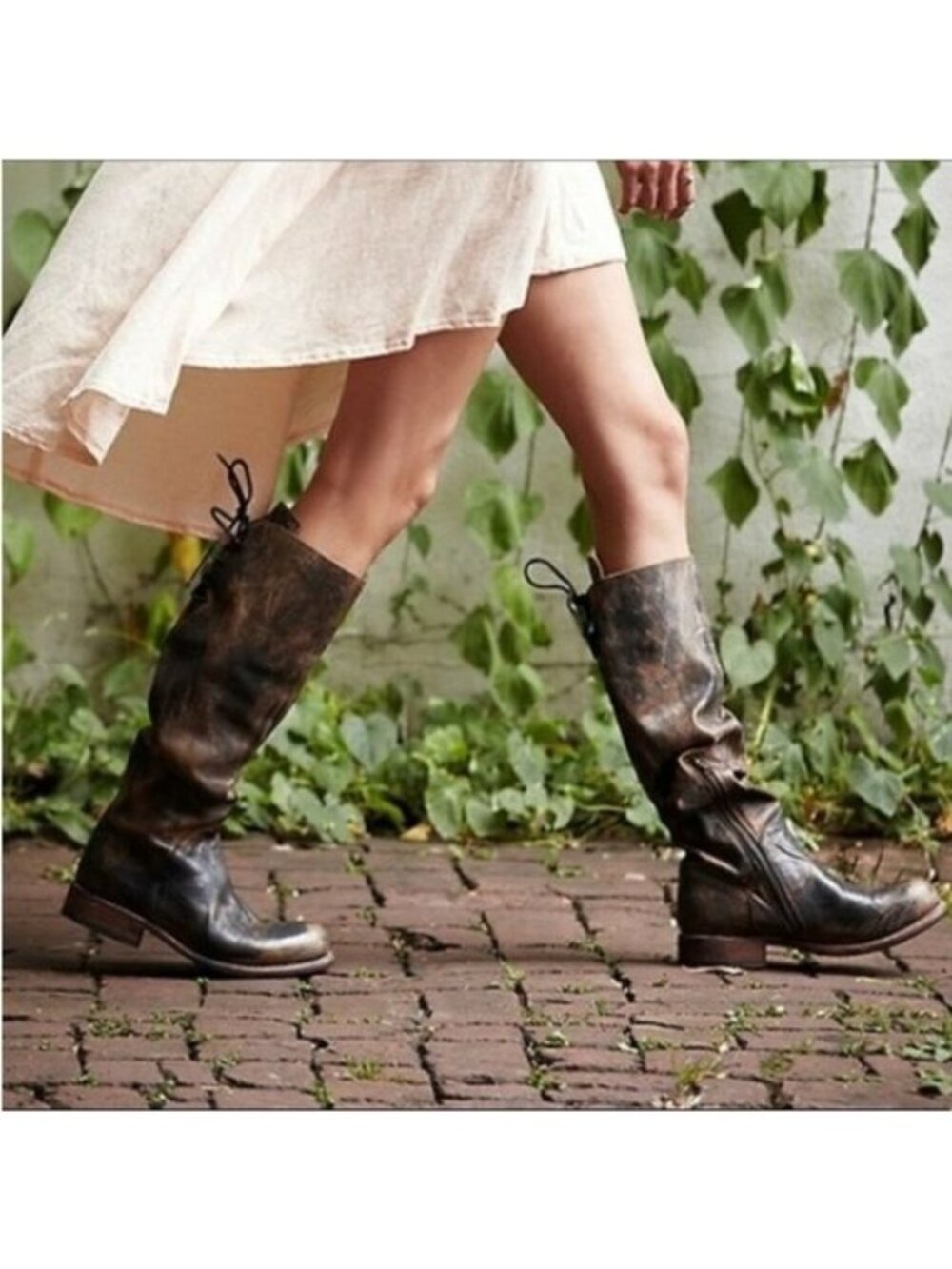 Bed Stu Manchester Hand Wash Leather Tall Riding Boots